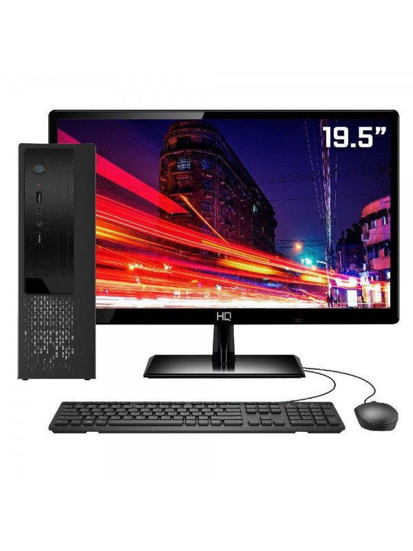 Computador Skill Intel 8ª Geração 8GB DDR4 HD 1TB Placa de vídeo Intel UHD 610 Monitor 19.5 LED HDMI