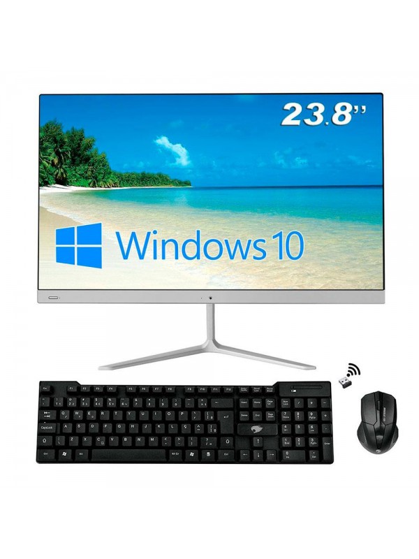 All In One Hometech AMD Ryzen 3-2200G 8GB DDR4 120GB SSD WiFi 23.8  FHD, Windows 10 Home - HTA24X5-RLW