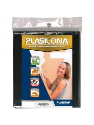 Kit Tinta Acrílica Coralar Branco Neve 3,6 Litros Coral + Jogo de Pintura Antirrespingo com 3 Peças Pincéis Atlas + Lona Plástica 5 x 4 Metros Plasitap