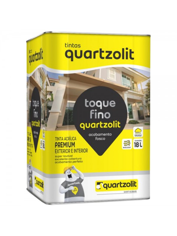 Tinta Acrílica Toque Fino Premium 18 Litros - QUARTZOLIT