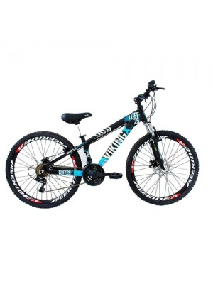 Bicicleta Freeride Vikingx Aro 26 Freio À Disco 21v