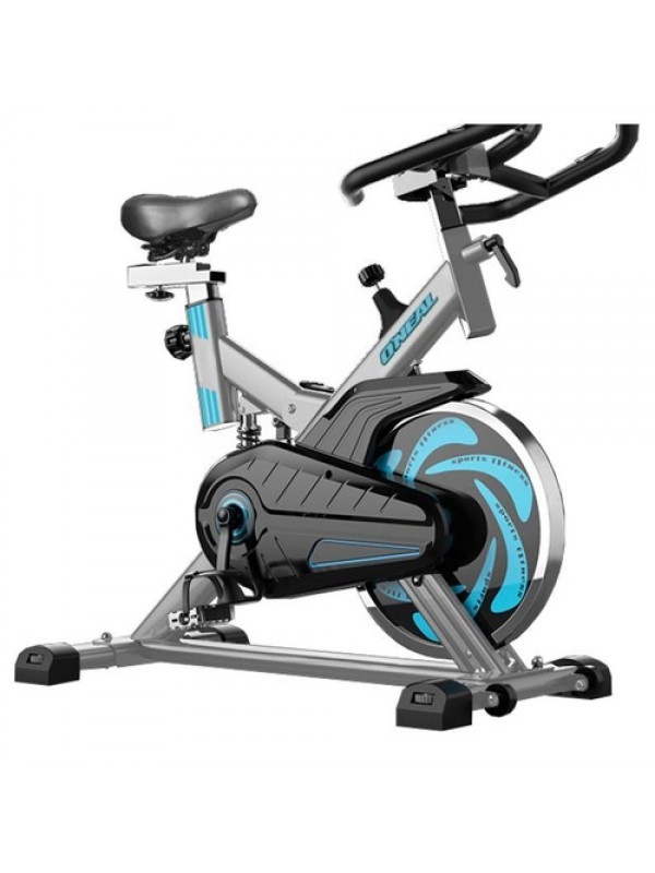 Bicicleta ergometrica spinning prata 120kg oneal tp1000