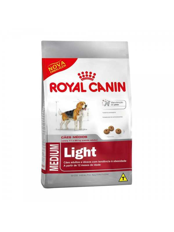 Ração Royal Canin Medium Light - Cães Adultos