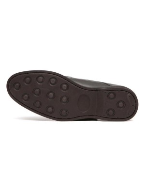Sapato Casual Samello Gavea Oxford Couro Masculino - Preto